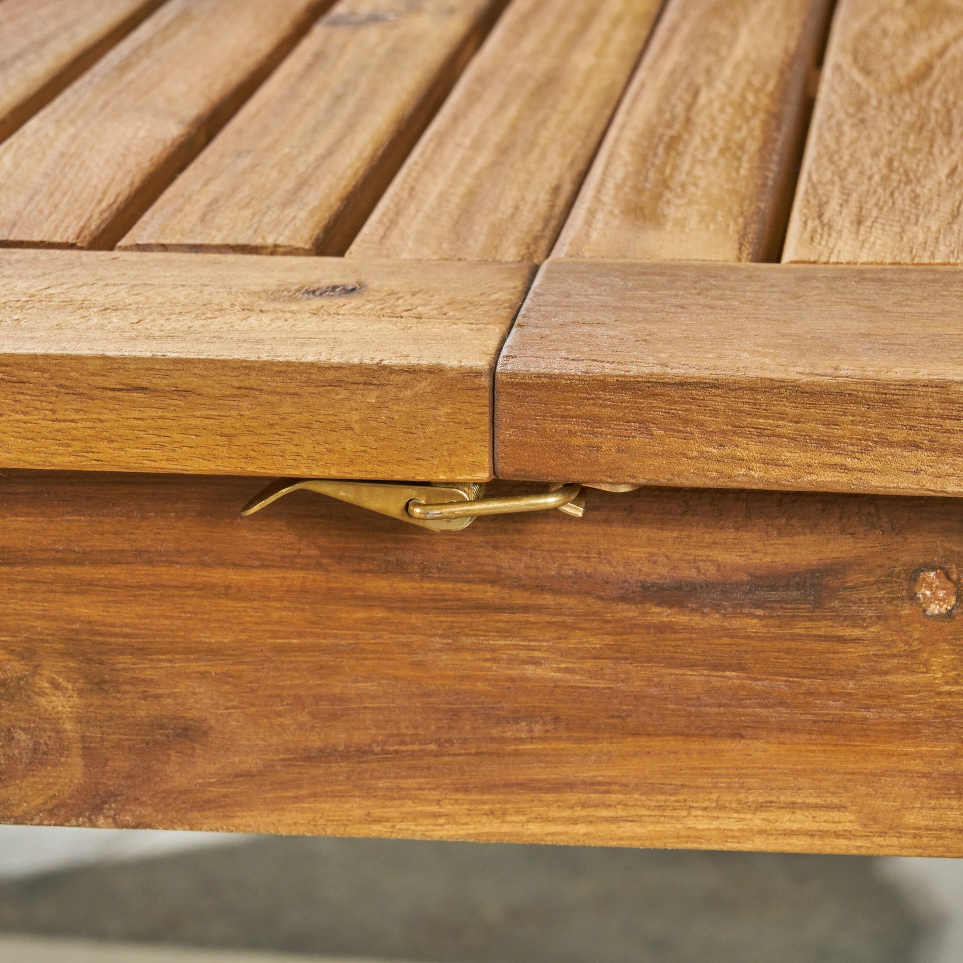Outdoor Expandable Acacia Wood Dining Table,Natural