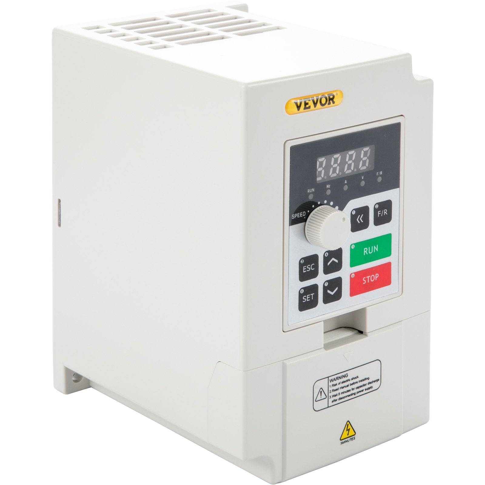 Variable Frequency Drive, AC 220V Input 3KW Variable Frequency CNC Drive Inverter Converter, VFD 4HP 1 or 3 Phase Input, 3 Phase Output, CNC Motor Inverter Converter for Motor Speed Control
