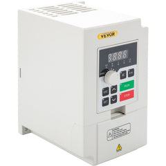 Variable Frequency Drive, AC 220V Input 3KW Variable Frequency CNC Drive Inverter Converter, VFD 4HP 1 or 3 Phase Input, 3 Phase Output, CNC Motor Inverter Converter for Motor Speed Control