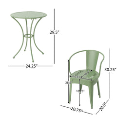 LOURDES 3 PC KD METAL SET