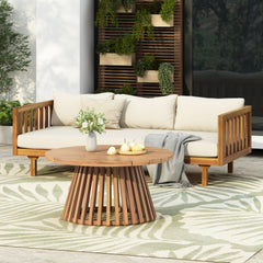 PATIO FURNITRE SETS : CLAREMONT 3 SEATER DAYBED + ACACIA WOOD TABLE