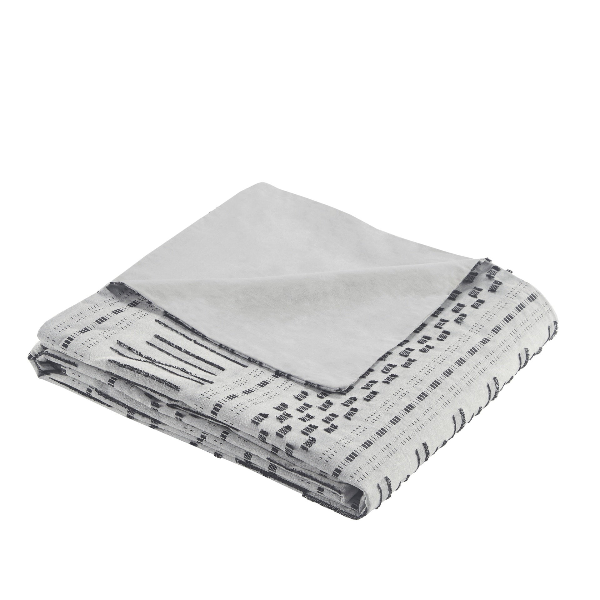 King/Cal King Cotton Jacquard Duvet Cover Mini Set