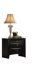 Ireland  Black Finish Nightstand