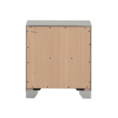 Elegant Silver Champagne Accent Table