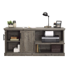 Credenza with Adjustable Shelves, Brown finish