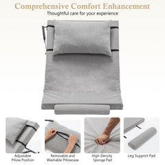 Electric Adjustable Bed Backrest - 300 lbs Weight Capacity, 4-68° Lift, Machine Washable Fabric - for Elderly, Pregnancy, Patients, Handicap Assistance - Fits Most Bed Frames