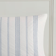 6 Piece Cotton Jacquard Oversized Comforter Set-Full