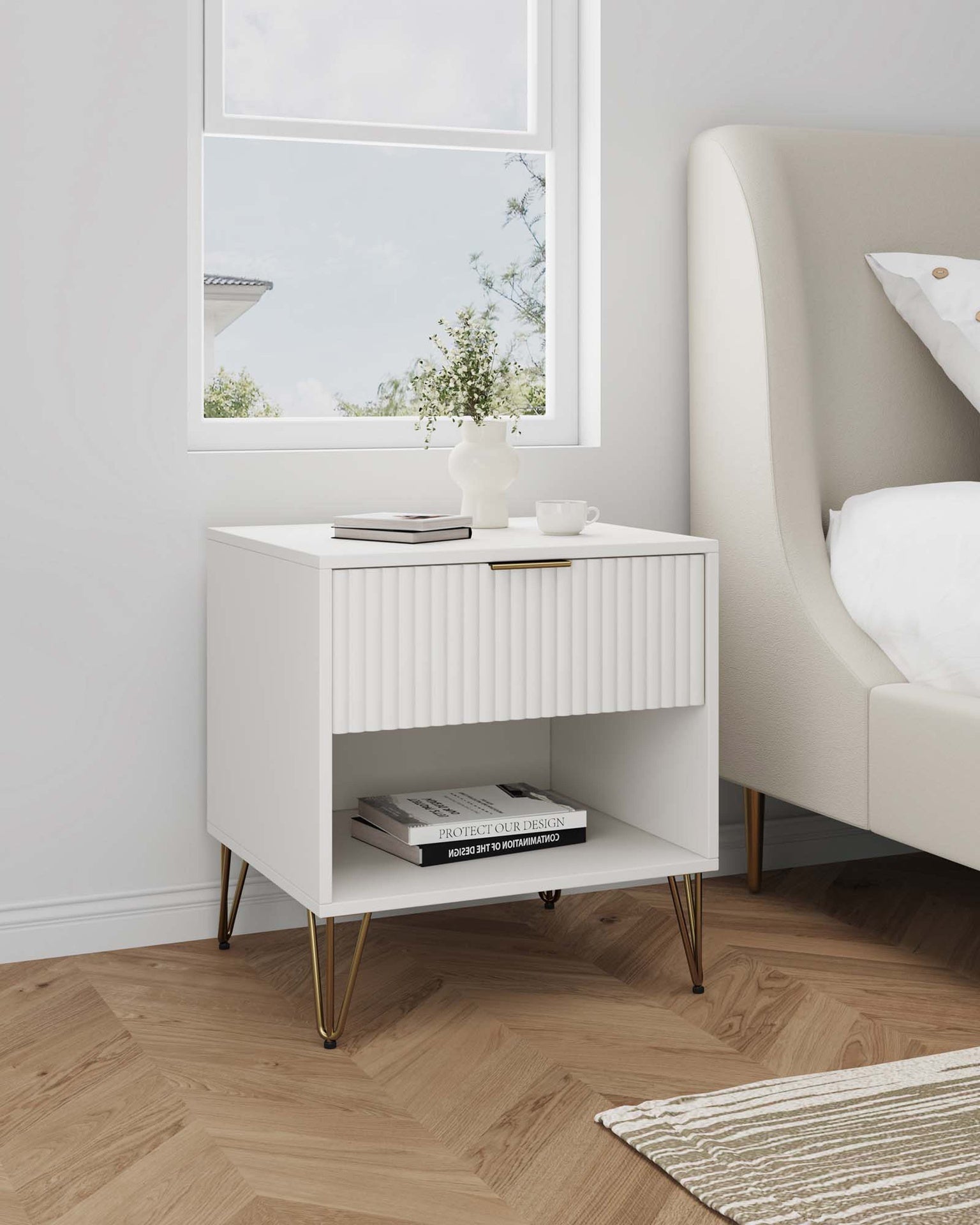 Nightstand in White