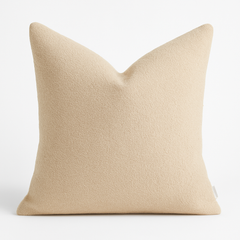 Homey COZY Throw Pillow – Soft Neutral Beige for Serene & Sophisticated Set of 2