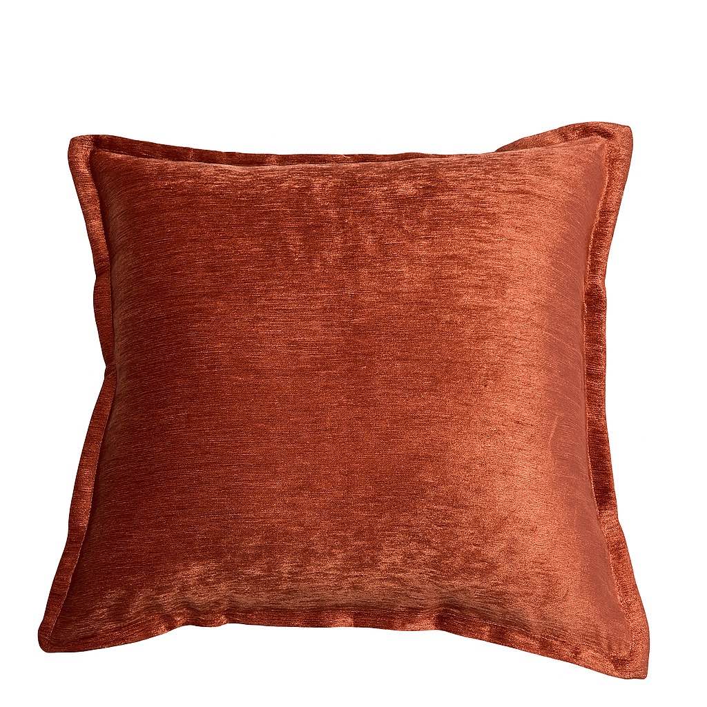 Homey COZY Velvet Throw Pillow – Rose Copper Elegance with Soft Luster and Modern Warmth Set of 2