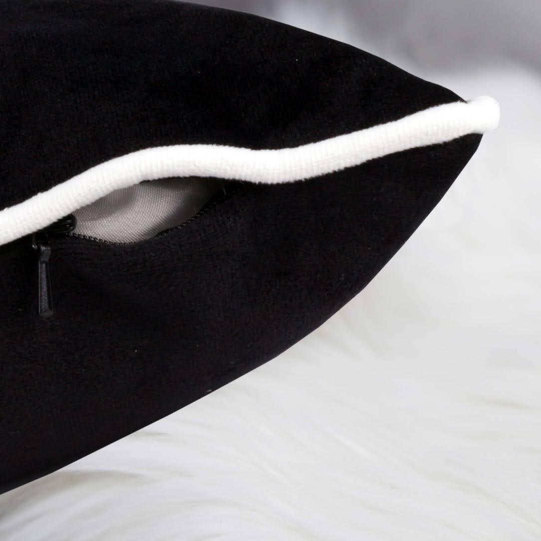 Halloween Boo Ghost Pillow – Embroidered 14x20 Fall Accent with Insert & Cover Set of 2