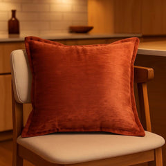 Homey COZY Velvet Throw Pillow – Rose Copper Elegance with Soft Luster and Modern Warmth