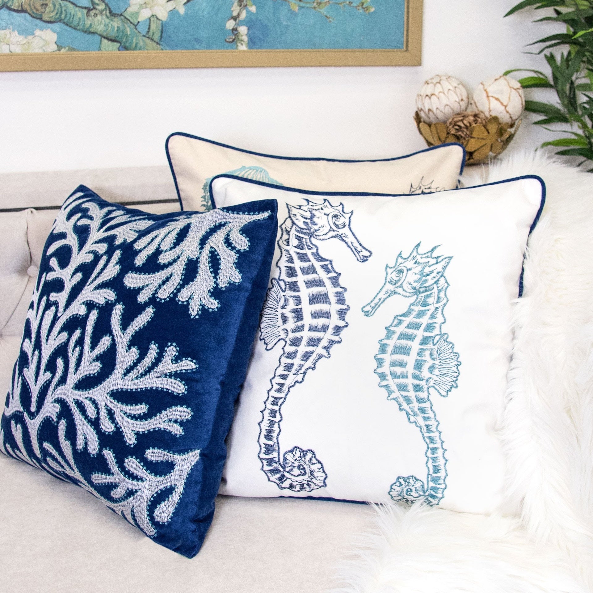Blue / Spa Seahorses
