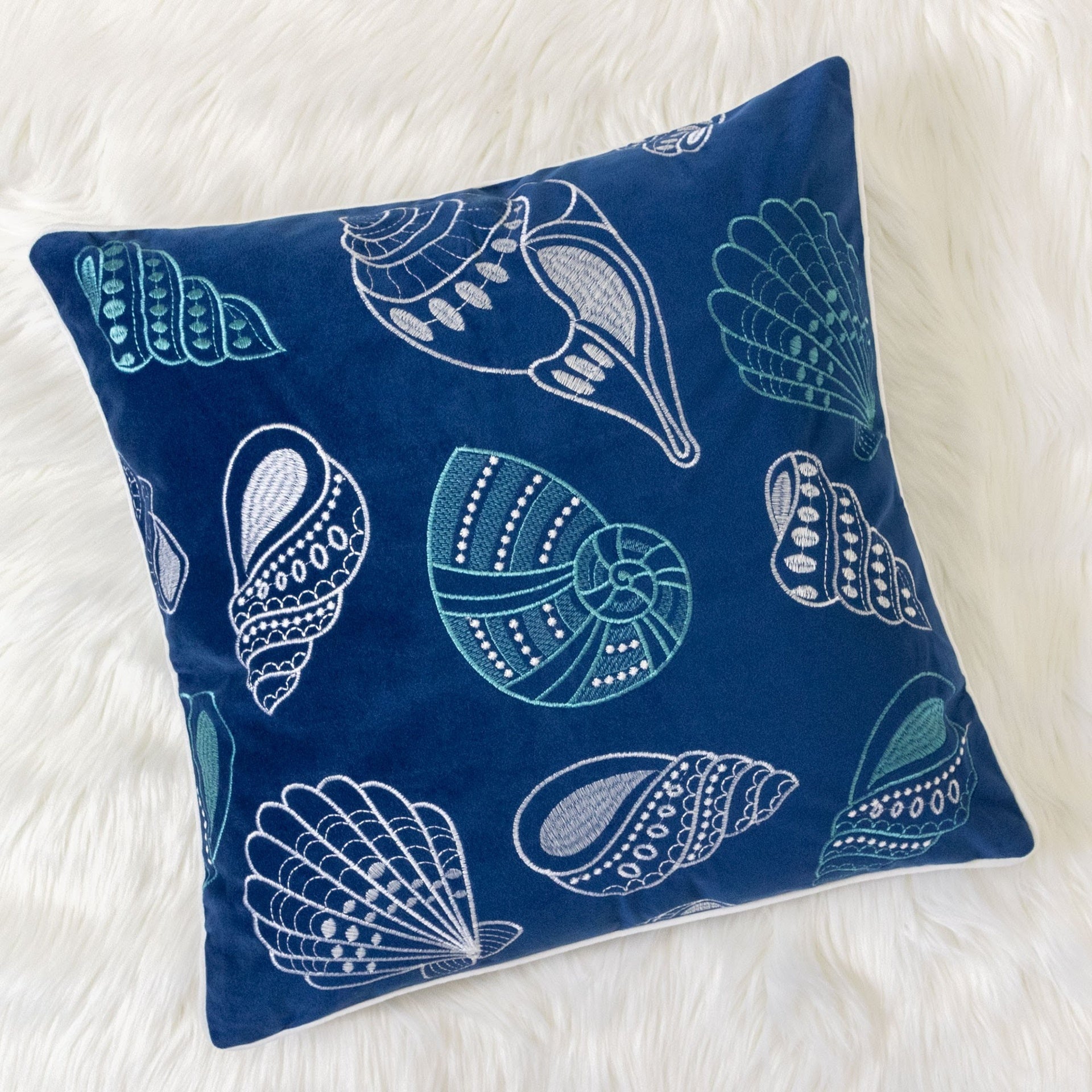 Blue and Spa Seashells