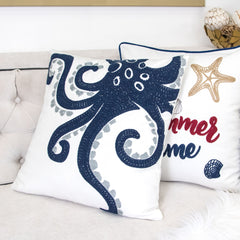 Blue Octopus Set of 2