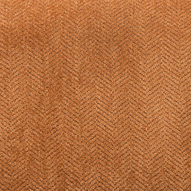 Pisano Contemporary Chenille Fabric Armless Accent Chair with Pillow, Orange