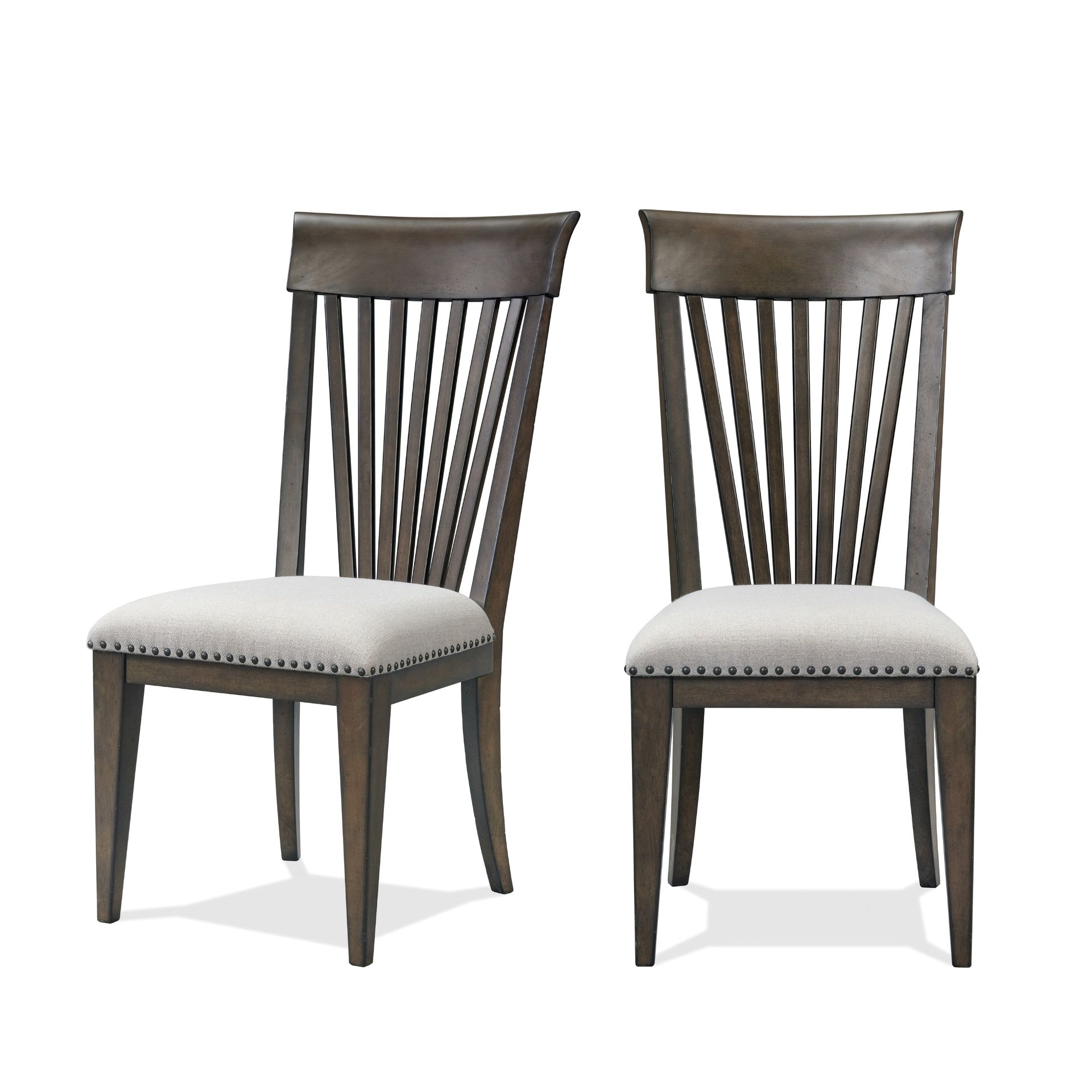 Grant Nailhead Trim Upholstered Dining Chairs, Set of 2