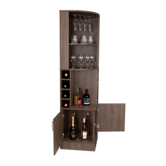 Bar Cabinet Papprika, Living Room, Dark Walnut