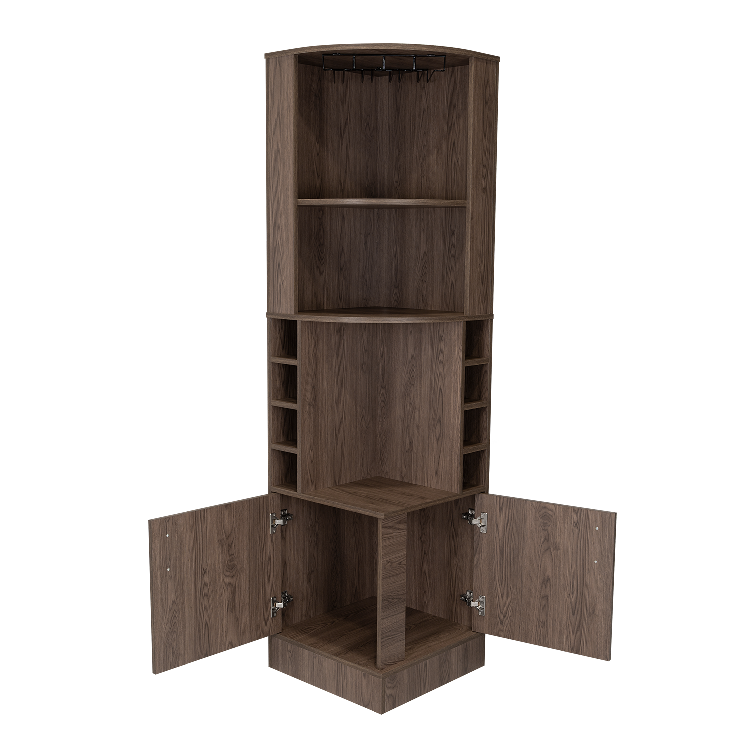 Bar Cabinet Papprika, Living Room, Dark Walnut