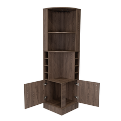 Bar Cabinet Papprika, Living Room, Dark Walnut