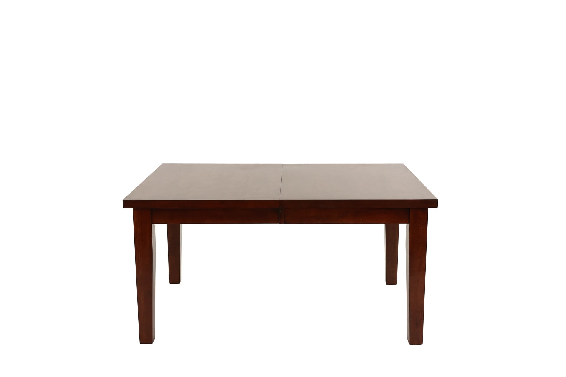Dining Table Rectangle Dining Table w Leaf 1pc Table Only Rubber wood Antique Walnut Wood Finish Dining Room Furniture