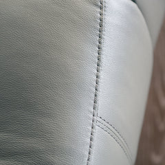 Transitional Style Dark Gray Finish Recliner Chair Welt Trim Pillow Top Arms Primary Living Room