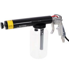 Dual Voltage 15KV 25KV Powder Coating Gun System, Powder Coating Machine with Clear Bottle, 120V/60HZ