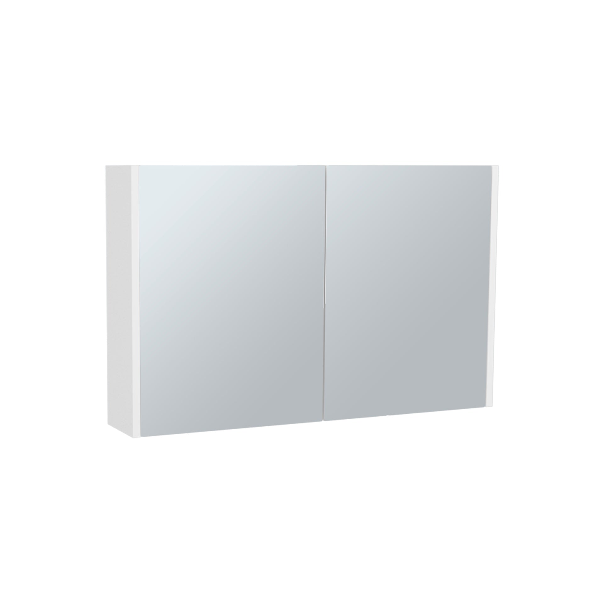 Medicine Cabinet 19.70" H, with 2 Doors, 3 Shelves, 2 Mirrors, White
