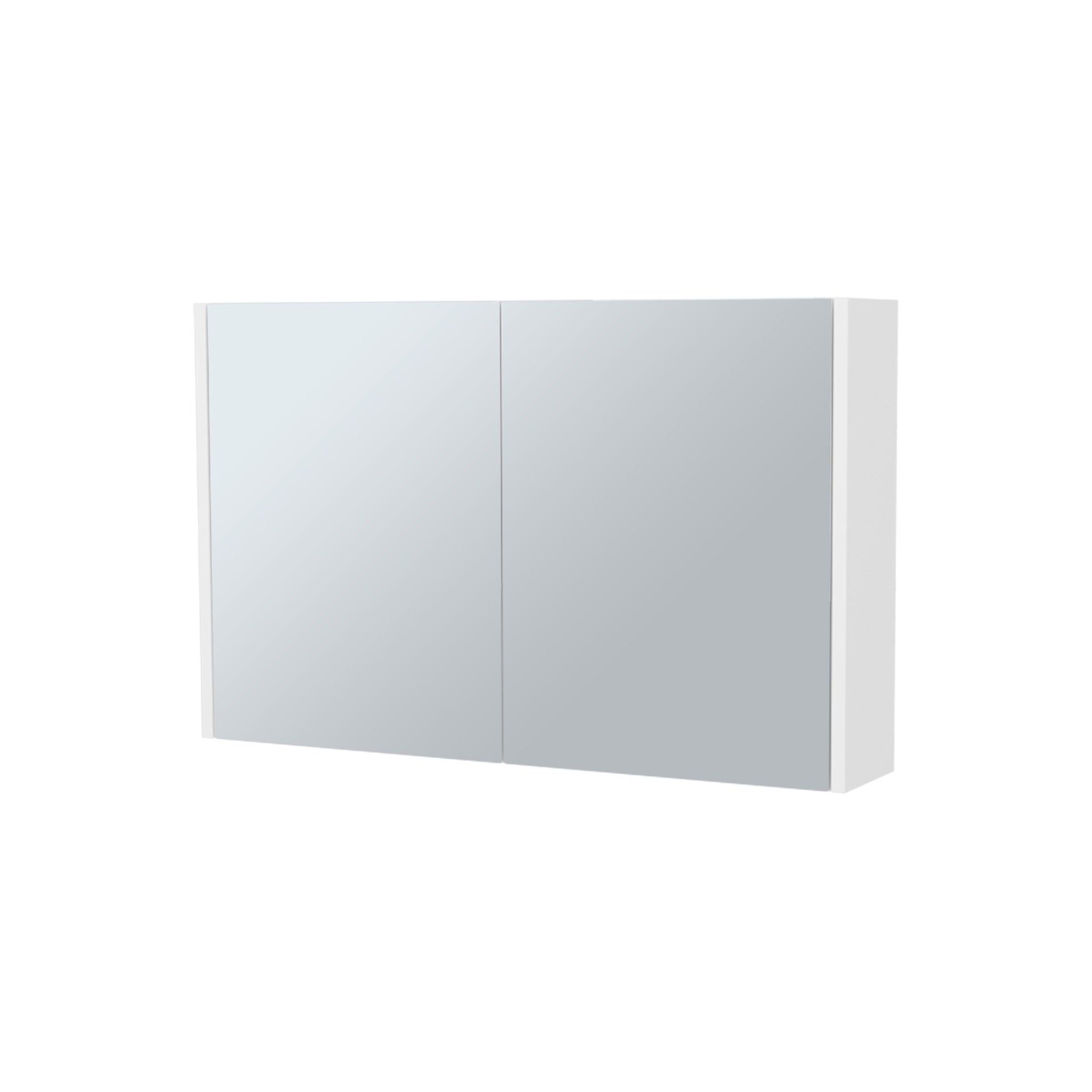 McNary Medicine Cabinet With Included Mirrors And 2 Doors, White
