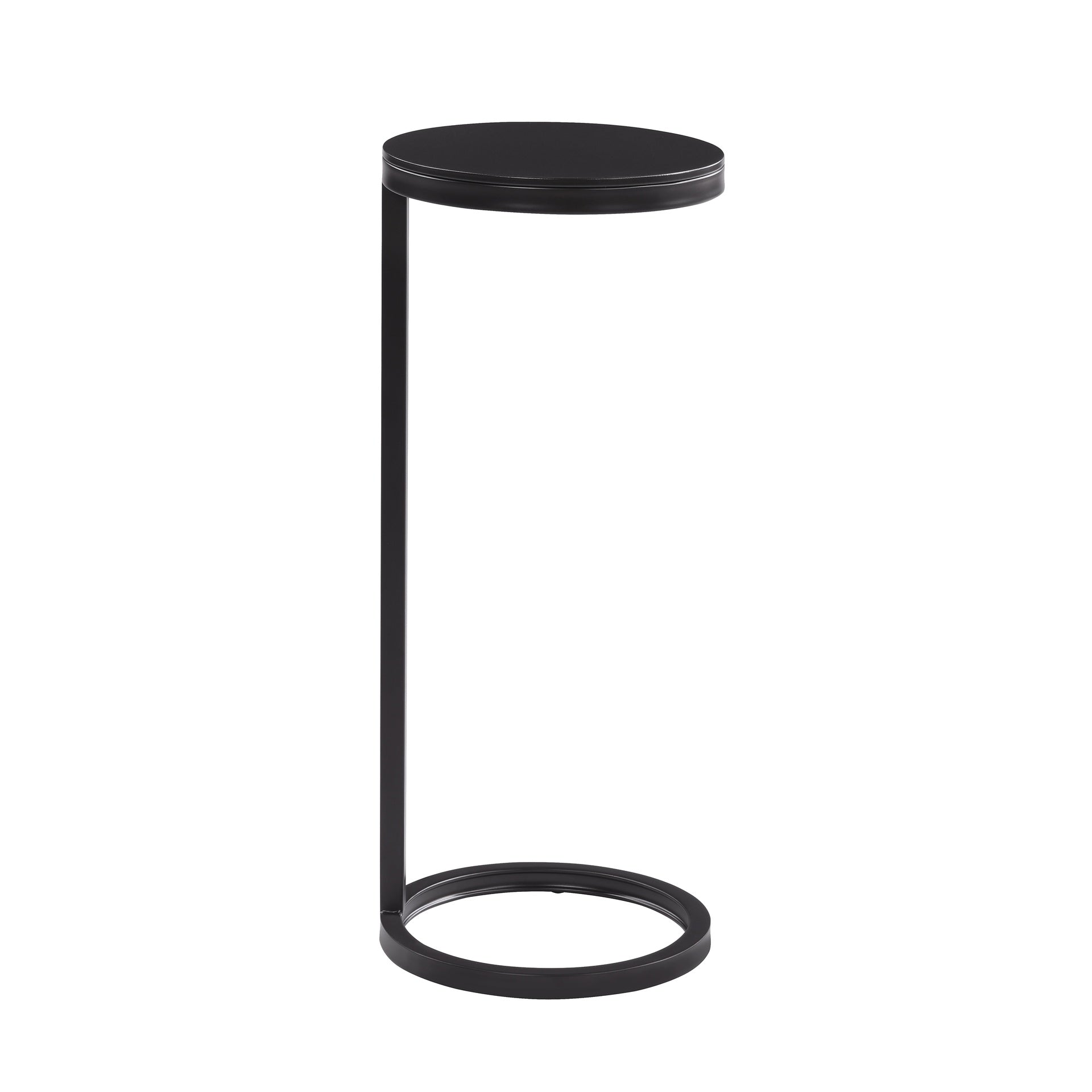 Yancey Round Metal Accent Table