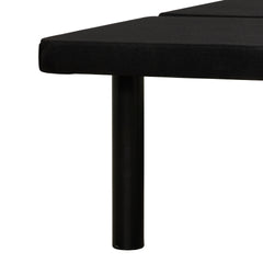 Bedroom Furniture Queen-Size Upholstered Platform Bed Base, Metal Bed Frame, Black