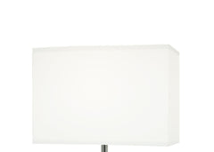 Modern Unique Glass Bubble Column Clean Rectangular Shade 1pc Lamp Ambient Glow Chrome LED Accent White