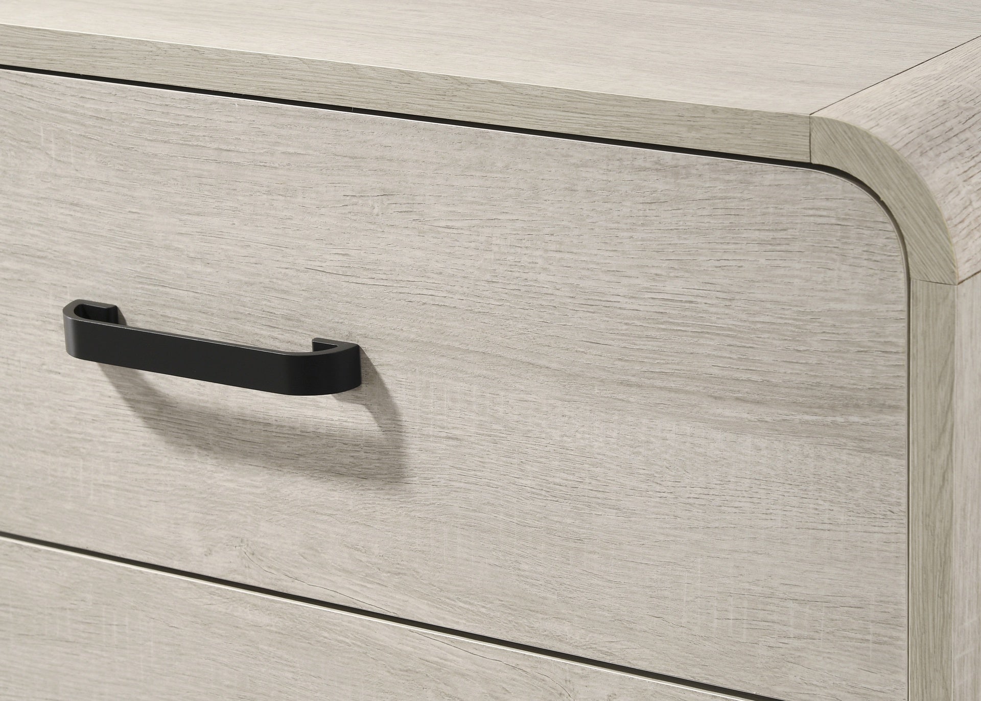 1pc Contemporary White Finish Ample Drawer Space Five Drawers Tall Chest Storage Wooden Furniture Antique White Color