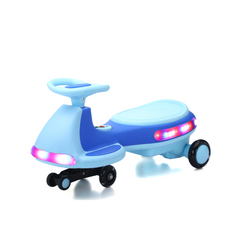 Electric wiggle car, fully illuminated, with enlarged flashing and silent wheels, 12V7 battery, dual drive 550 motor, and Bluetooth gliding and electric two-in-one.