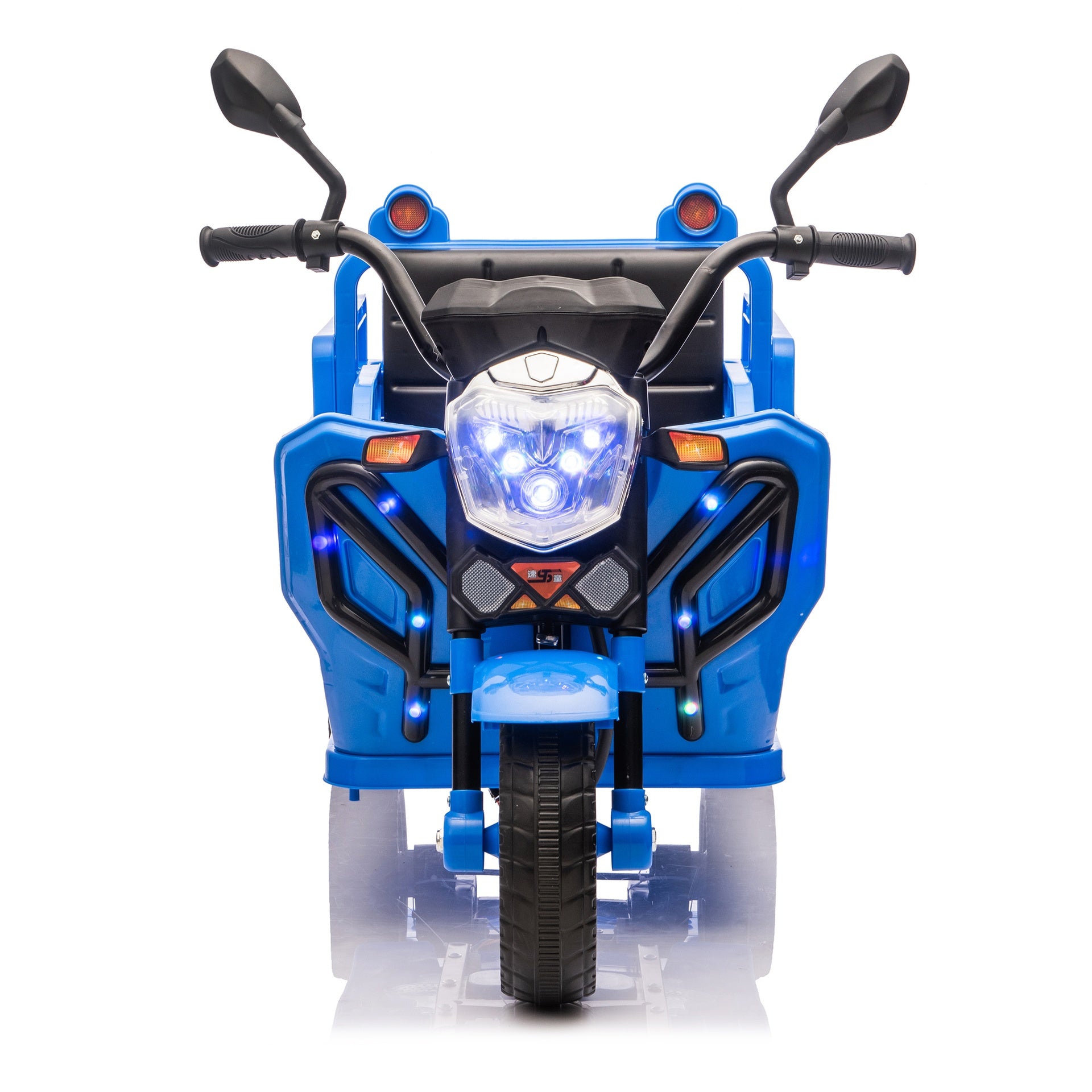12V Kids Electric 3-Wheel Cargo Truck,2WD,Anti-Slip Wheels,Long Battery Life,Large Storage Space,Extra Wide Seat with LED Lights & Music,Stable Electric Trike for Toddlers,Recommended age: 3-6