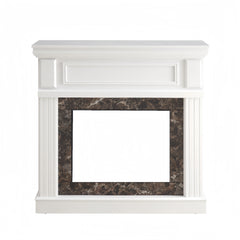 Only Mantel (NOT INCLUDED 23" FIREPLACE) -White,41.34"W*14"D*40"H