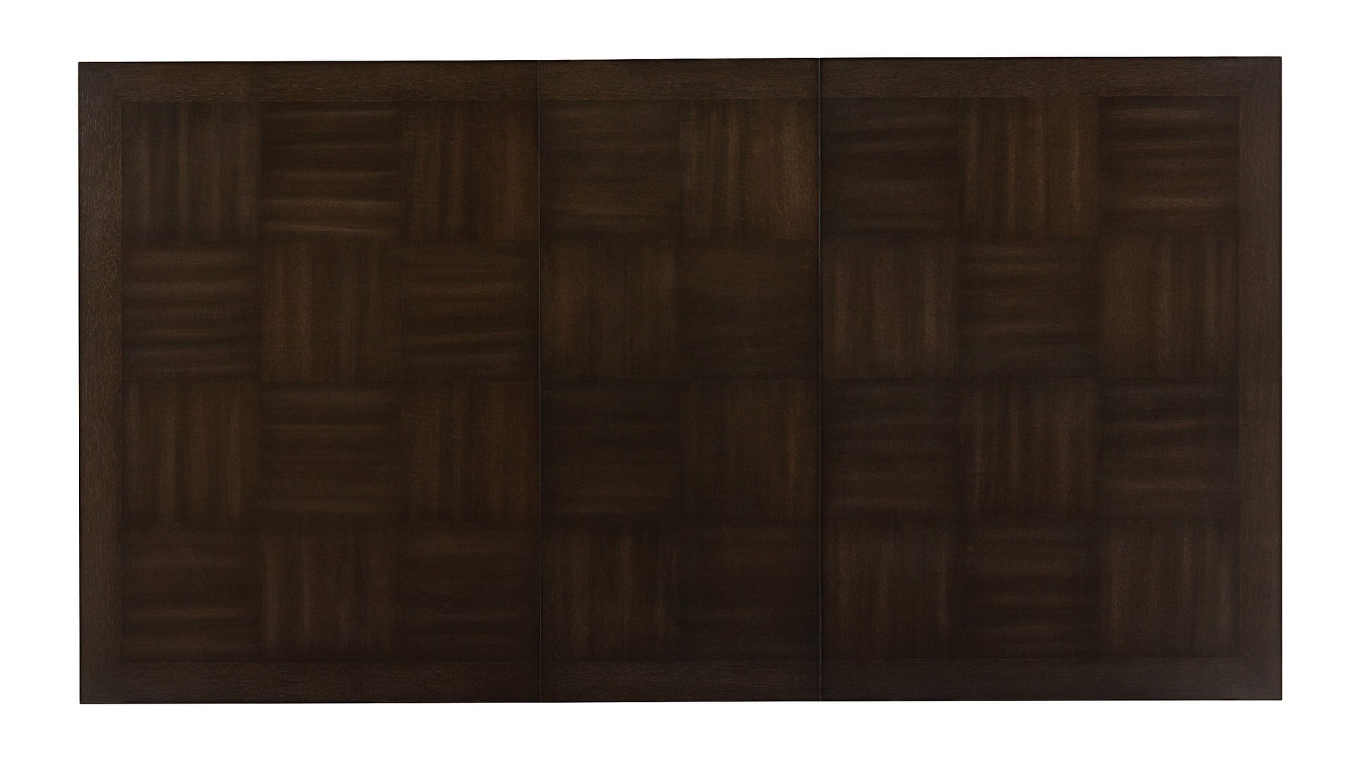 Contemporary Design Dark Brown Finish 1pc Dining Table with Separate Extension Leaf Wooden Dining Furniture