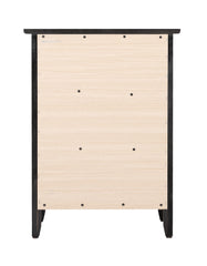 Stylish Transitional Black Nightstand
