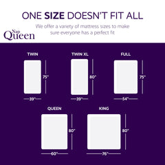 NapQueen 10 inch Twin XL size Memory Foam Mattress