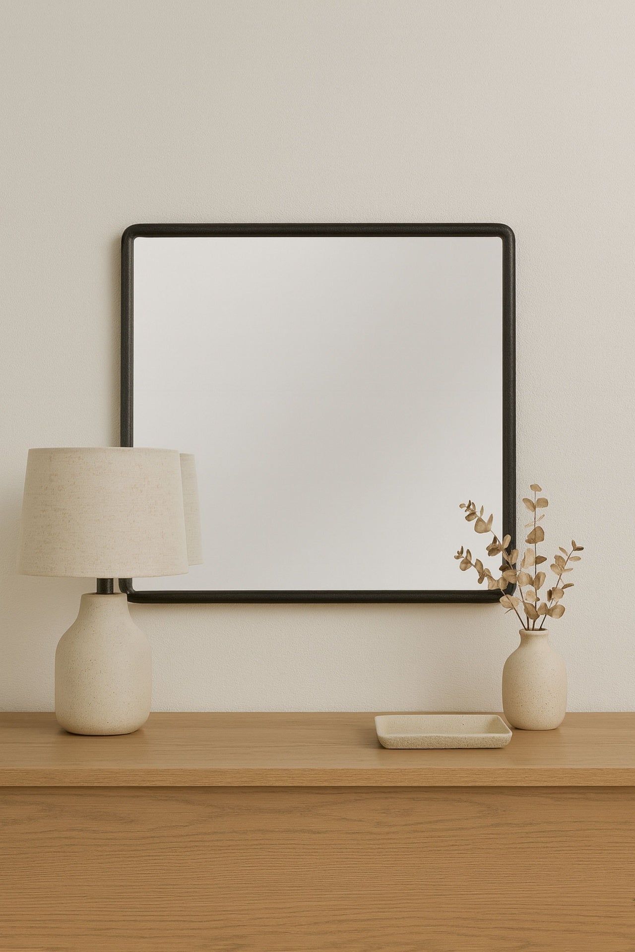 Small Mirror - Peppercorn
