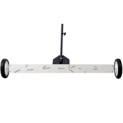 36"  Rolling Magnetic Pick-Up Sweeper, Heavy Duty Push-Type with Release, for Nails Needles Screws Collection,30 Pound Capacity