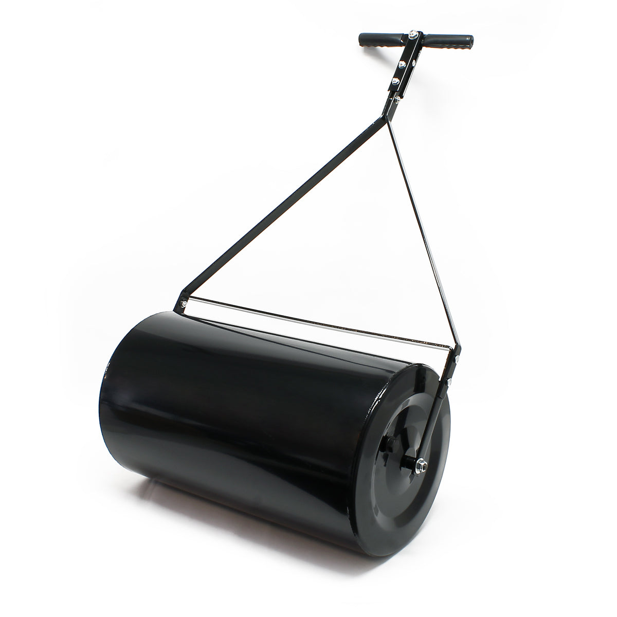 Combination Push/Tow Lawn Roller with Easy-Turn Plug, 14 by 24"  60L/16 GALLON,for Garden, Farm, Park, Black