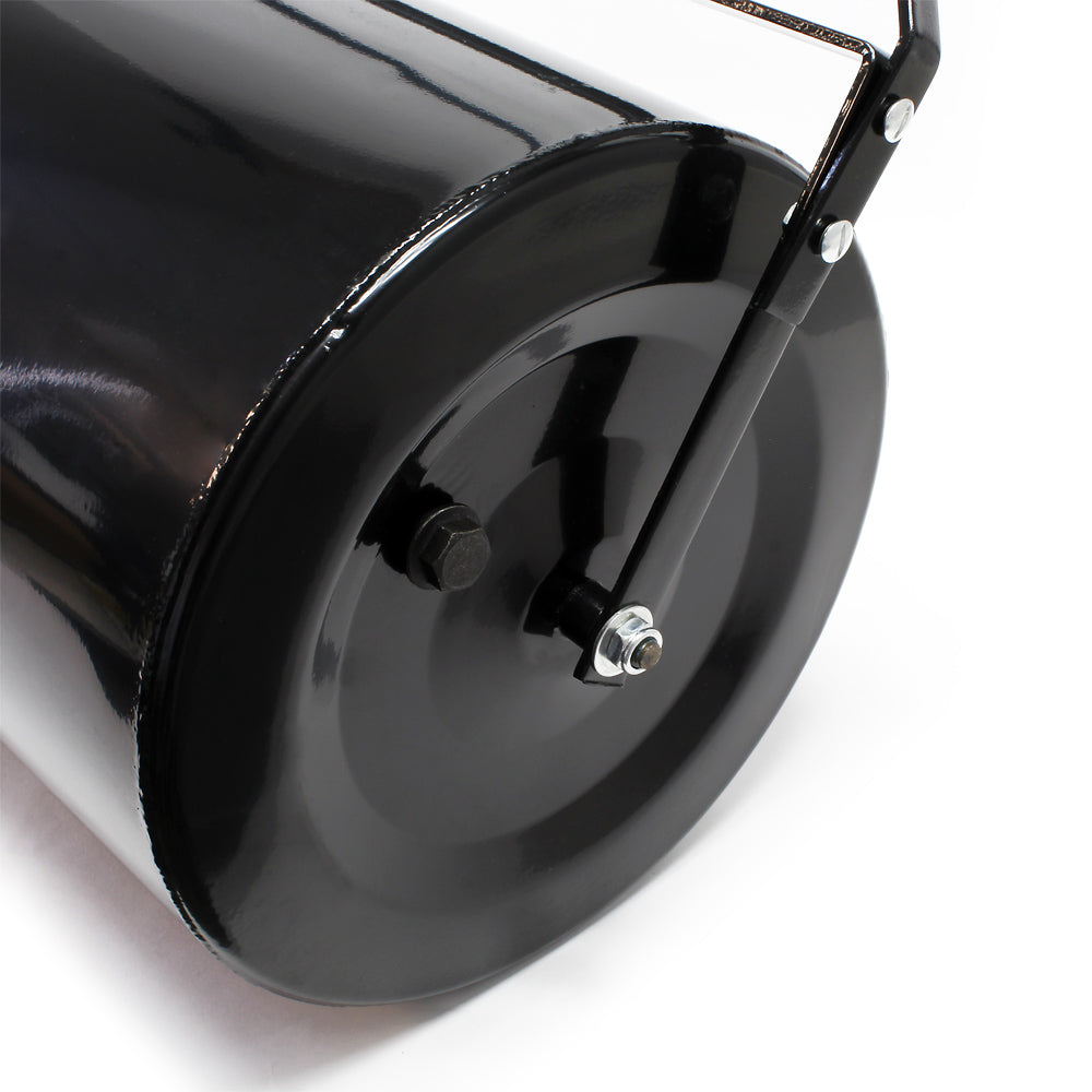 Combination Push/Tow Lawn Roller with Easy-Turn Plug, 14 by 24"  60L/16 GALLON,for Garden, Farm, Park, Black