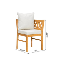 Farmhouse Modern Dining Corner- Chairs Set of 2