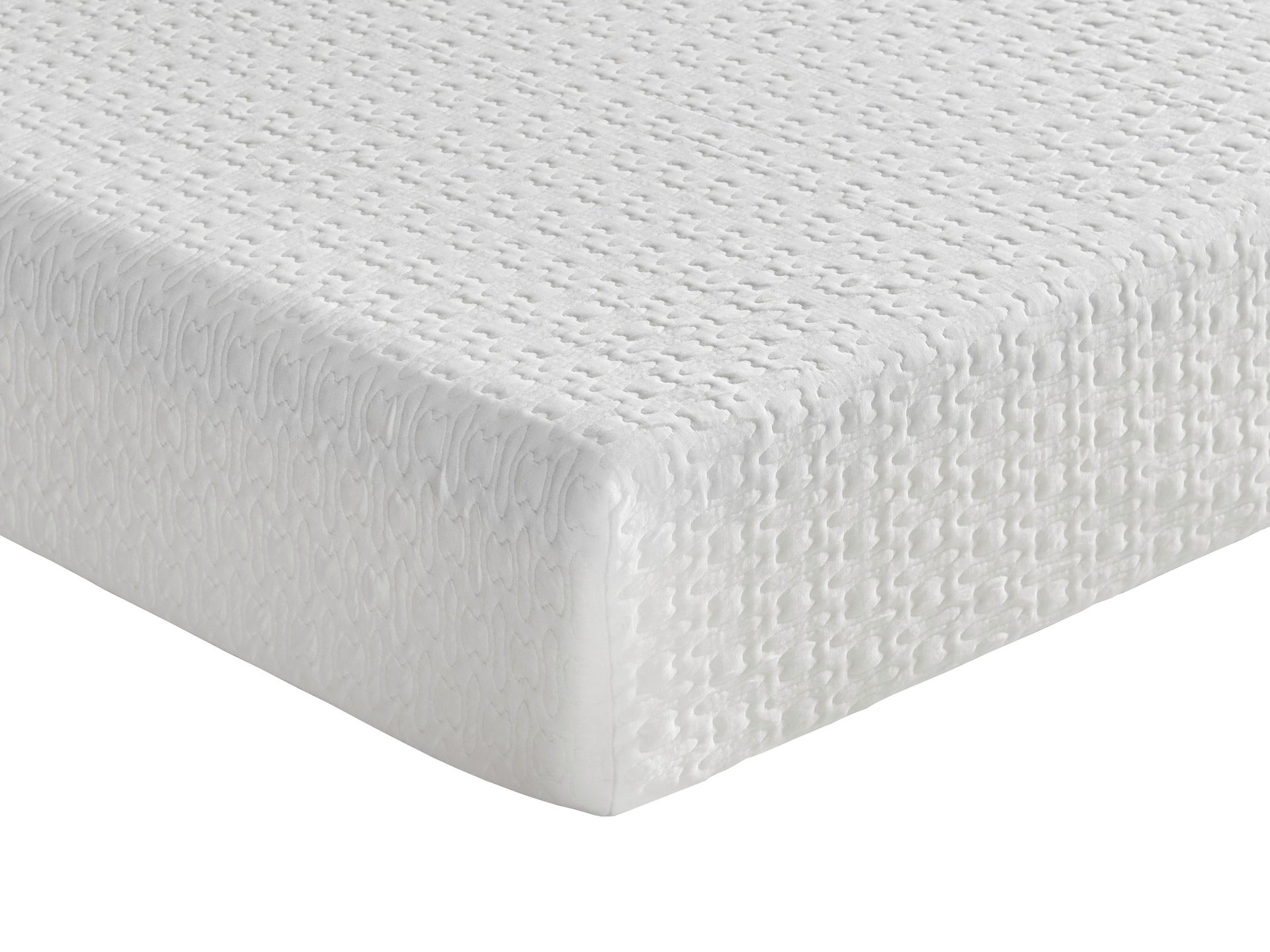 8-inch Queen Size Bed Mattress Gel-Infused Memory Foam Mattress, Firm, White, Mattress in a Box