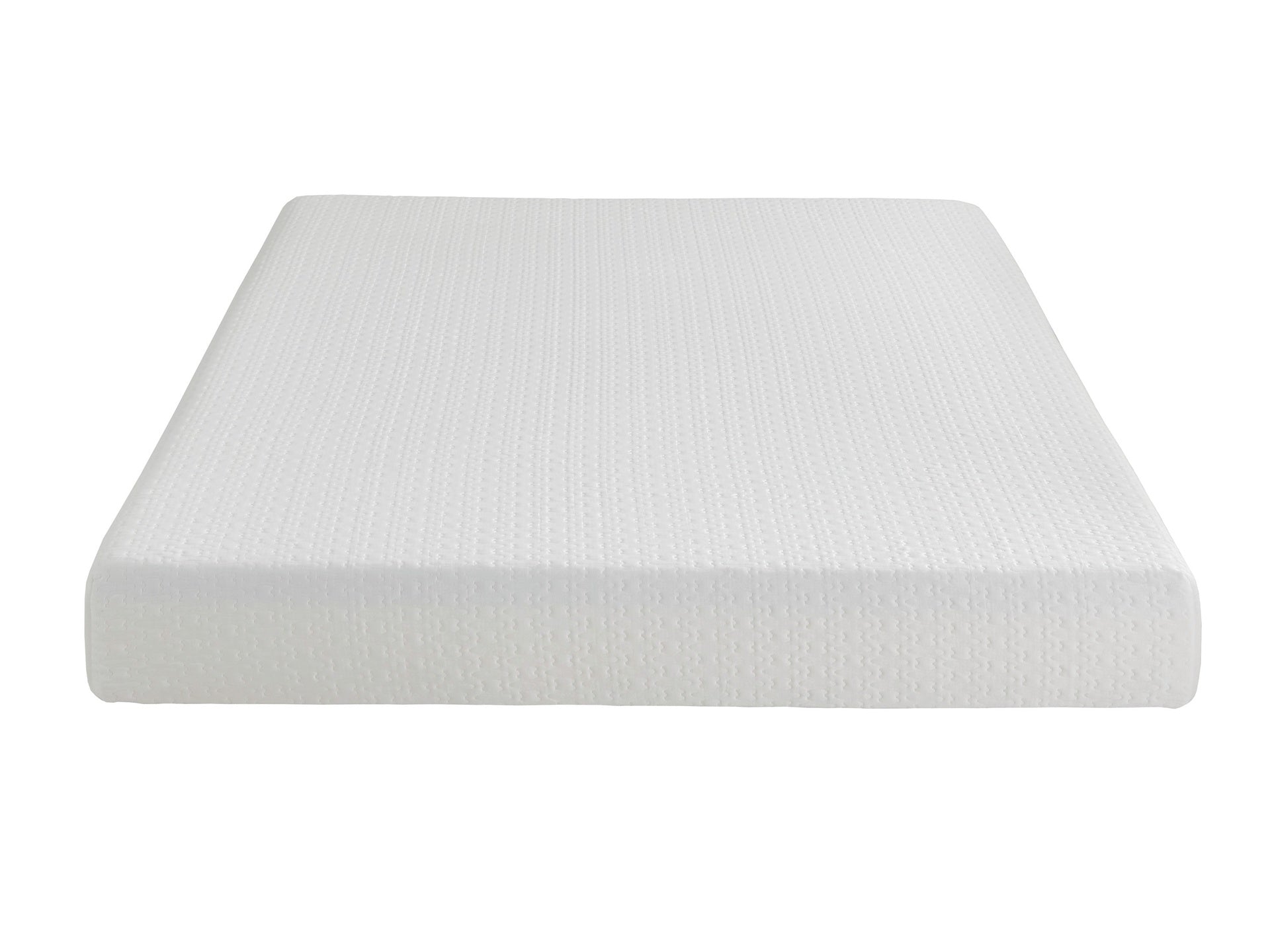 8-inch Queen Size Bed Mattress Gel-Infused Memory Foam Mattress, Firm, White, Mattress in a Box
