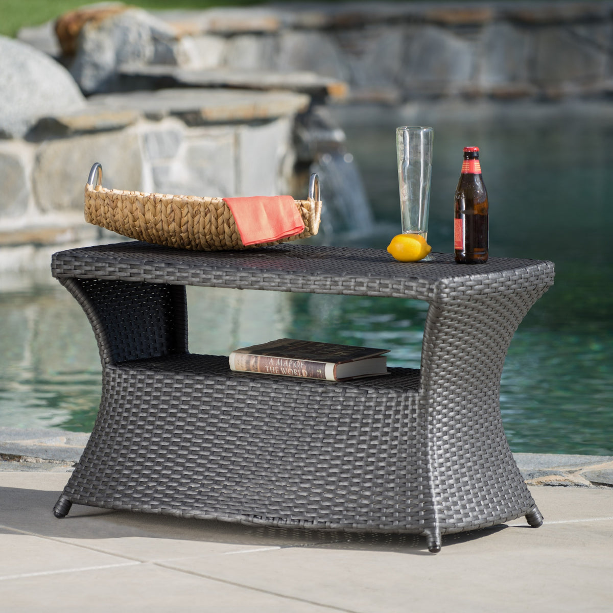 BERKELEY CHAISE LOUNGE SIDE TABLE