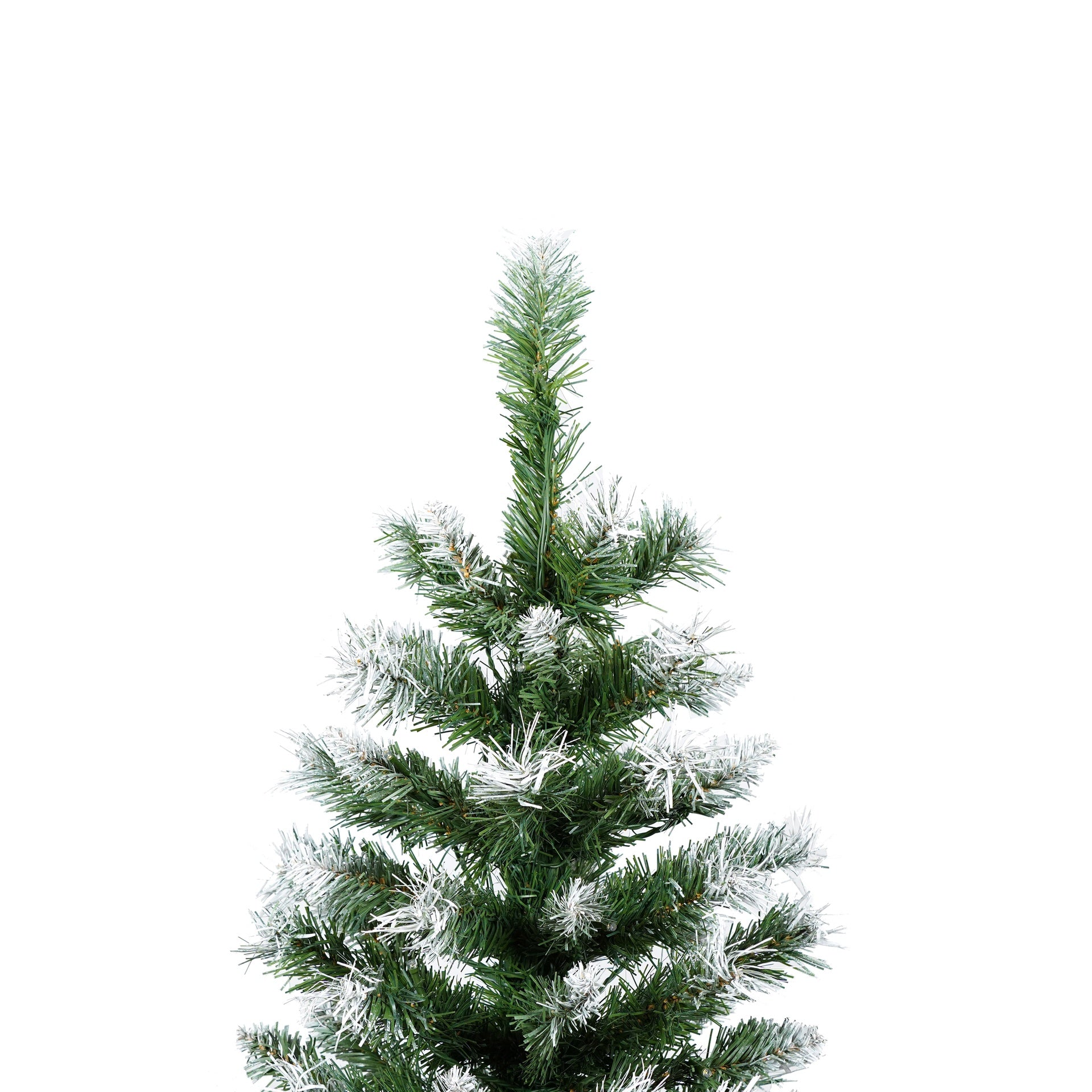 Artificial Christmas 3-Piece Set Wreath and Set of 2 Entrance Trees X-mas with LED Lights Easy Assembly