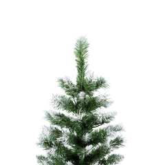 Artificial Christmas 3-Piece Set Wreath and Set of 2 Entrance Trees X-mas with LED Lights Easy Assembly