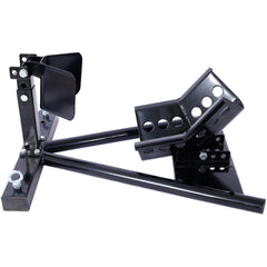 Motorcycle Front Tire Chock, Motorbike Front Chock for 17"-21" Wheels Locking Adjusting Stand,black color